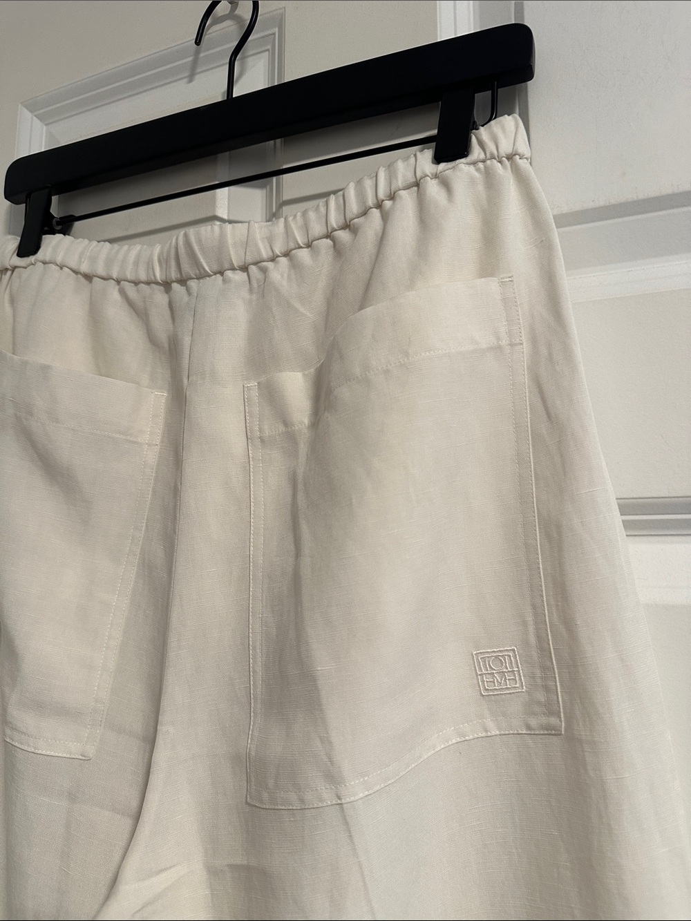 NWOT Toteme Fluid Drawstring Trousers in White size EU34 - Picture 8 of 11